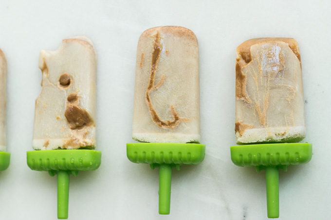 Cinnamon Caramel Horchata Popsicles Cinnamon Caramel Horchata Popsicles